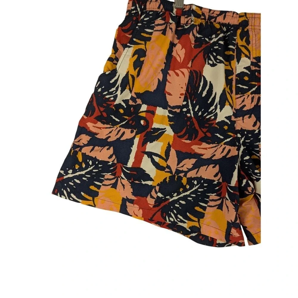 Columbia‎ PFG Fishing Shorts Mens XL Multi-Color Tropical Leaf Omni-Shade 6